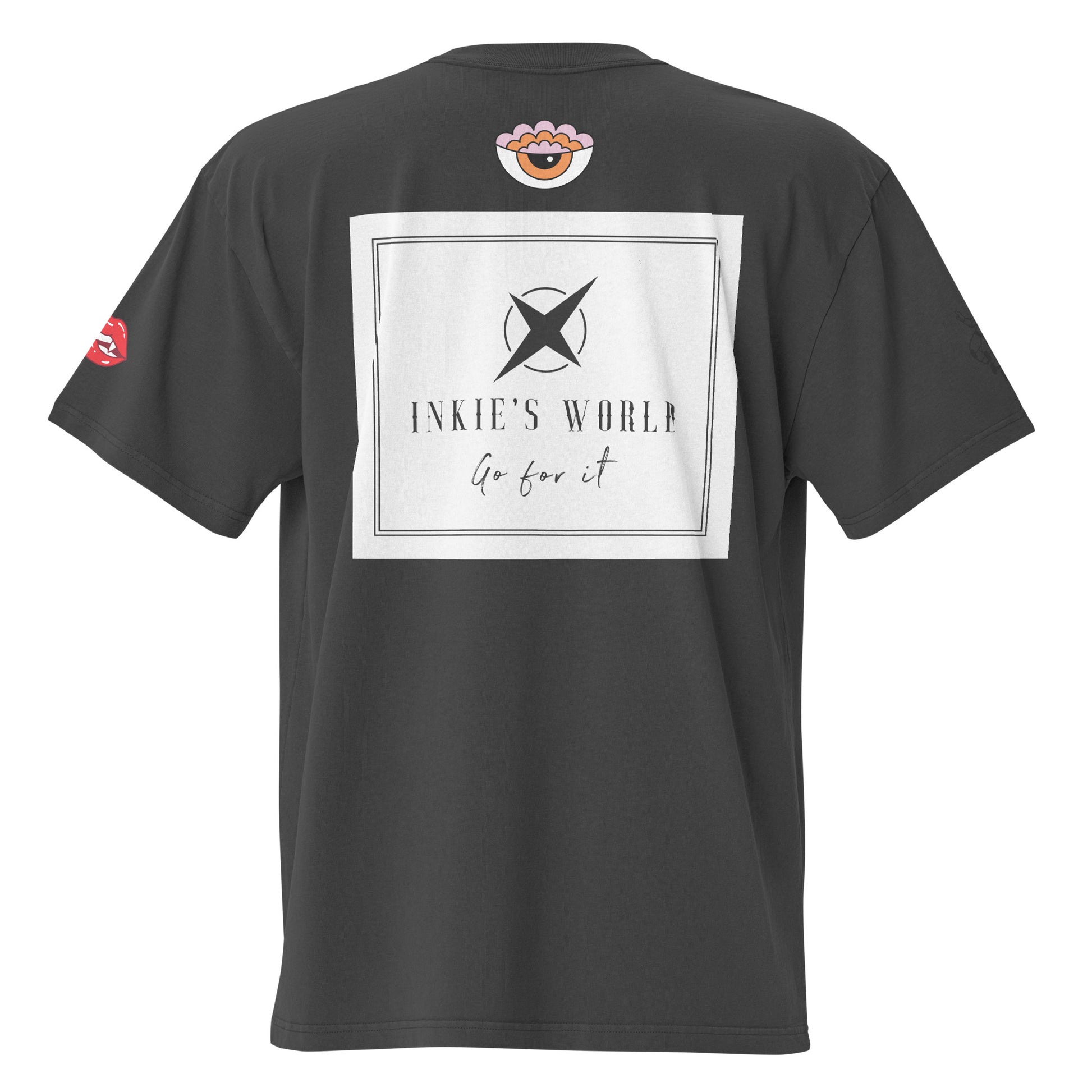bkack faded oversized t-shirt