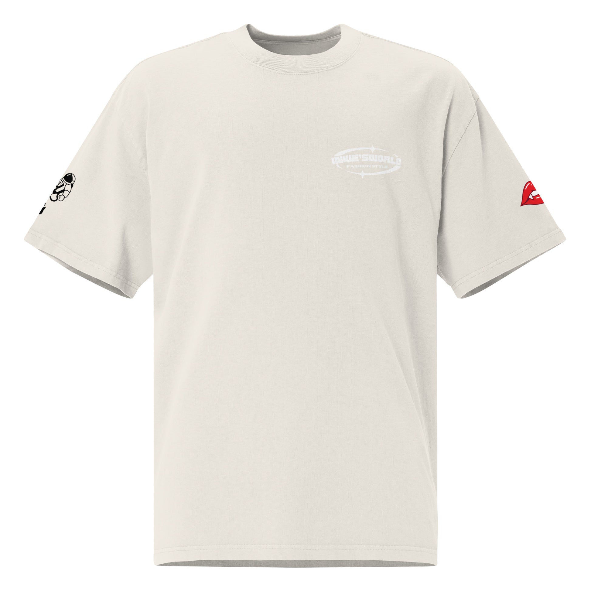 Bone faded oversized t-shirt