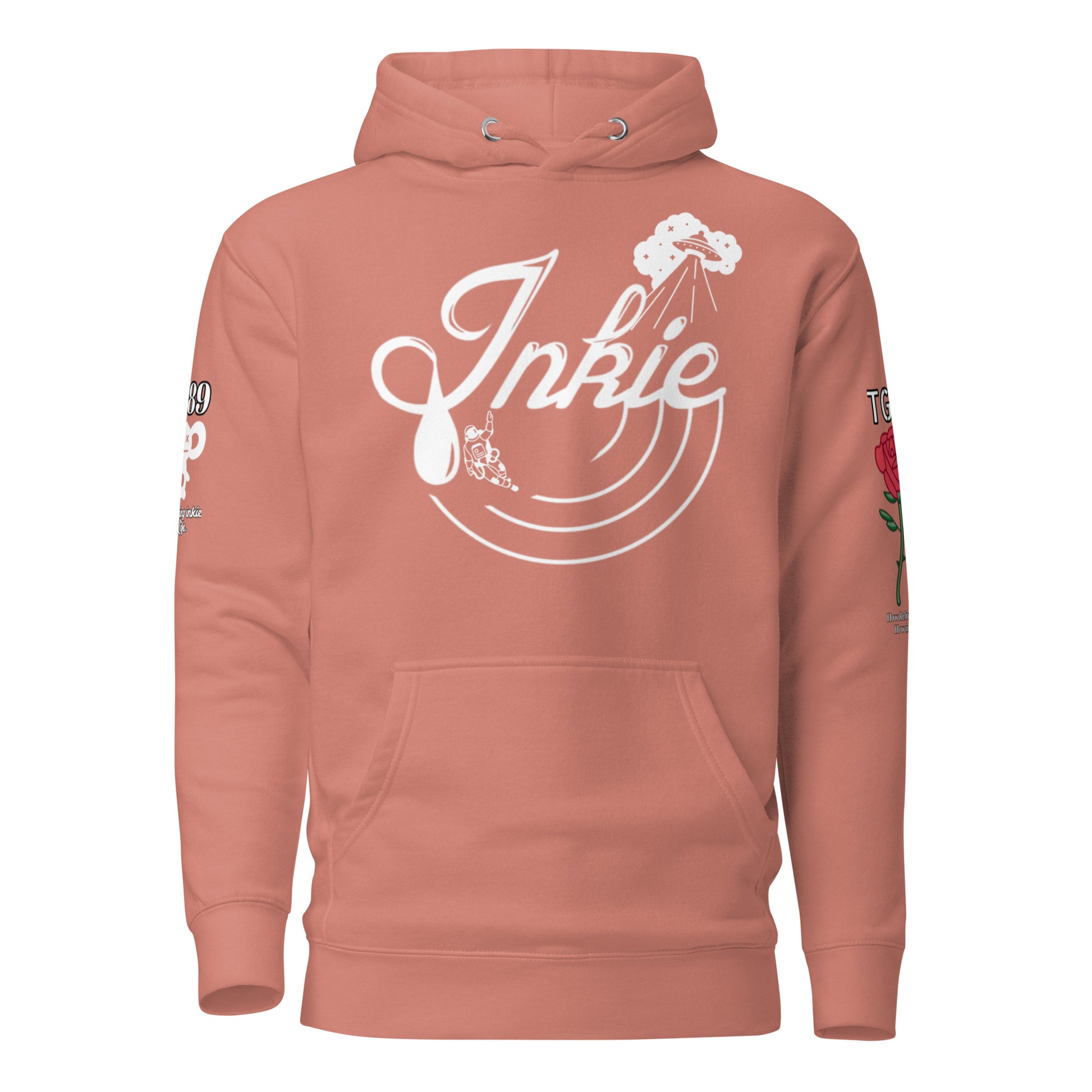 dusty rose inkie Unisex Hoodie