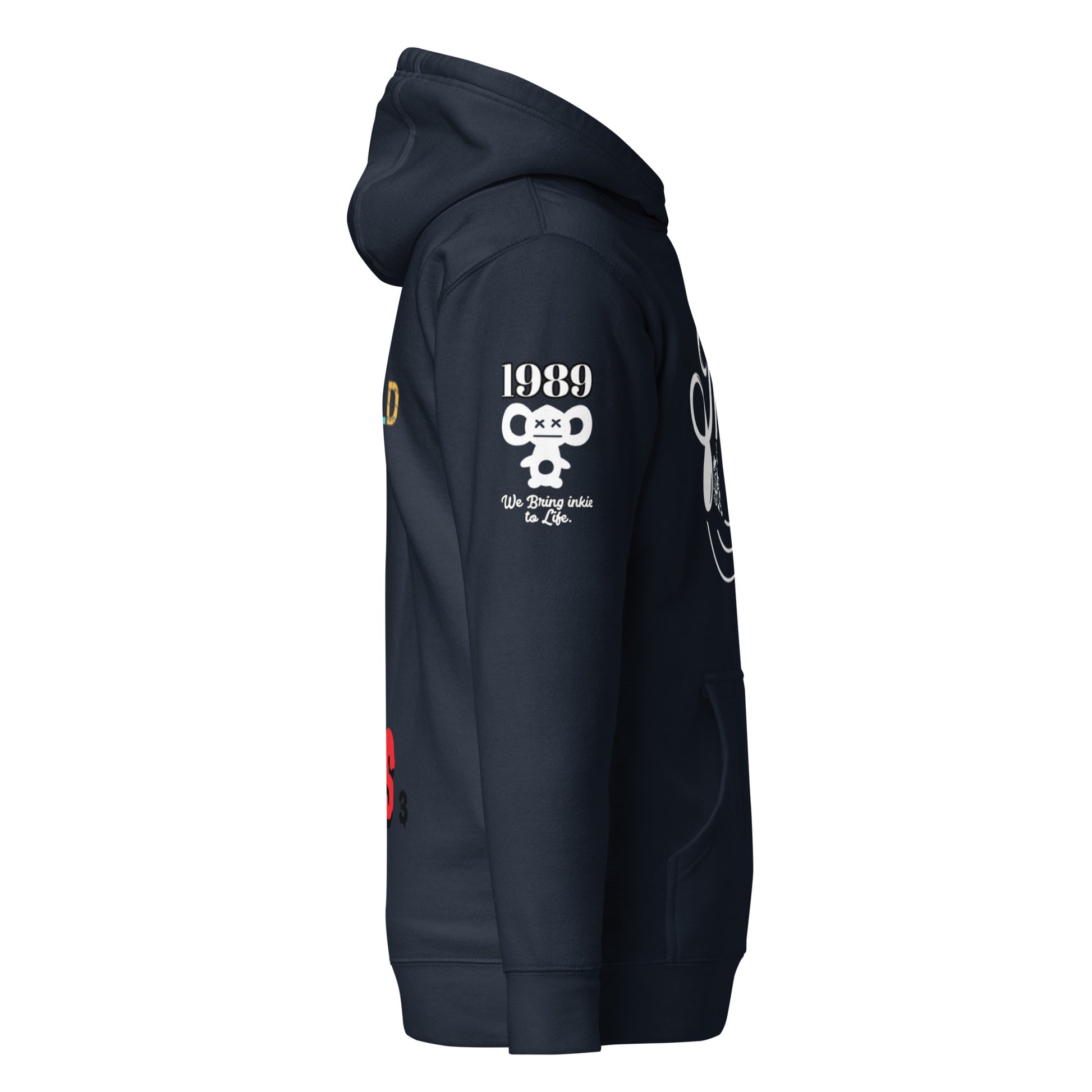unisex navy hoodie for male and female