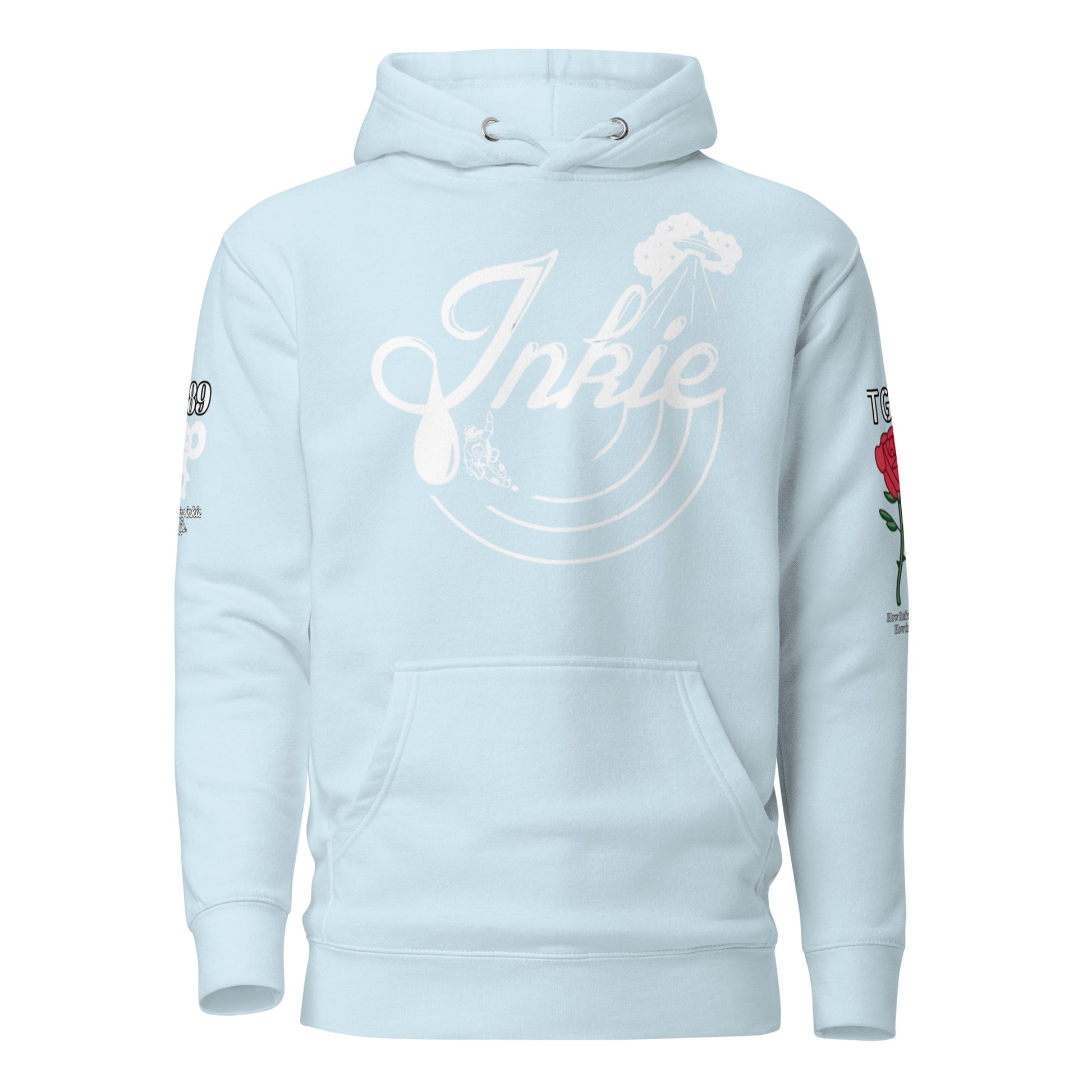 unisex sky blue hoodie for men and women