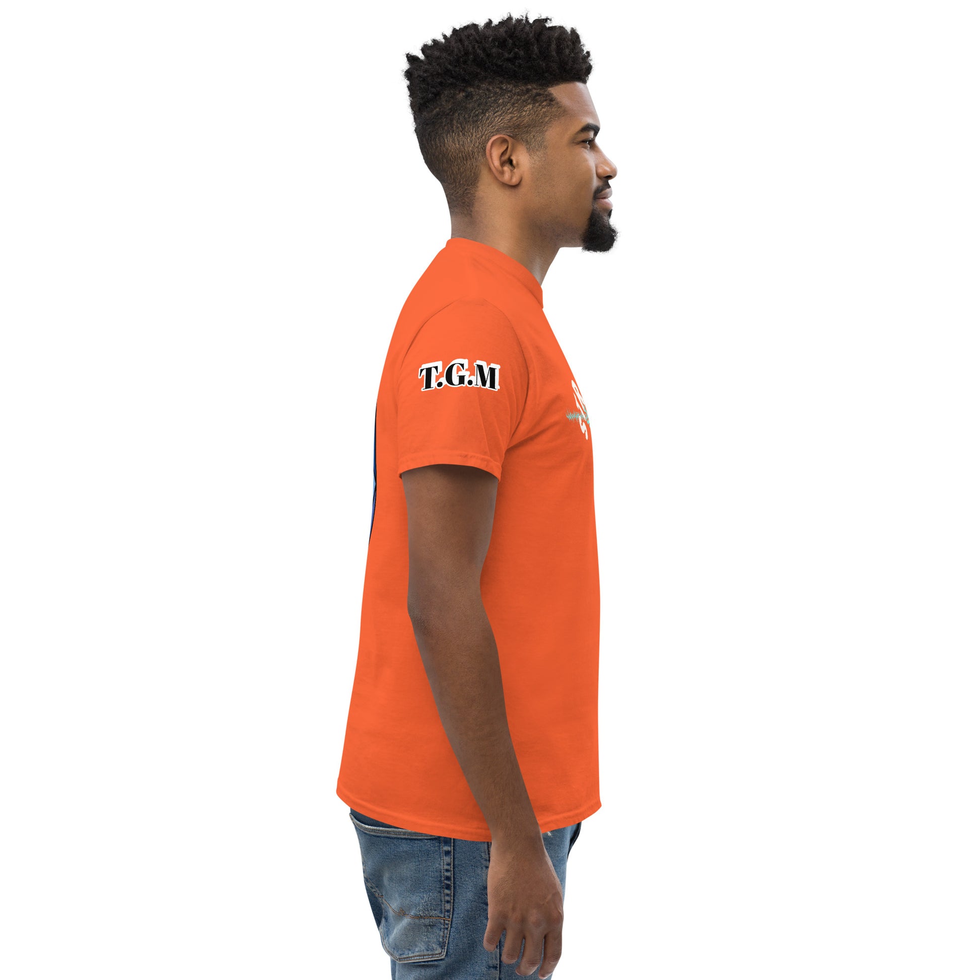 orange color Summer T-Shirt 2025