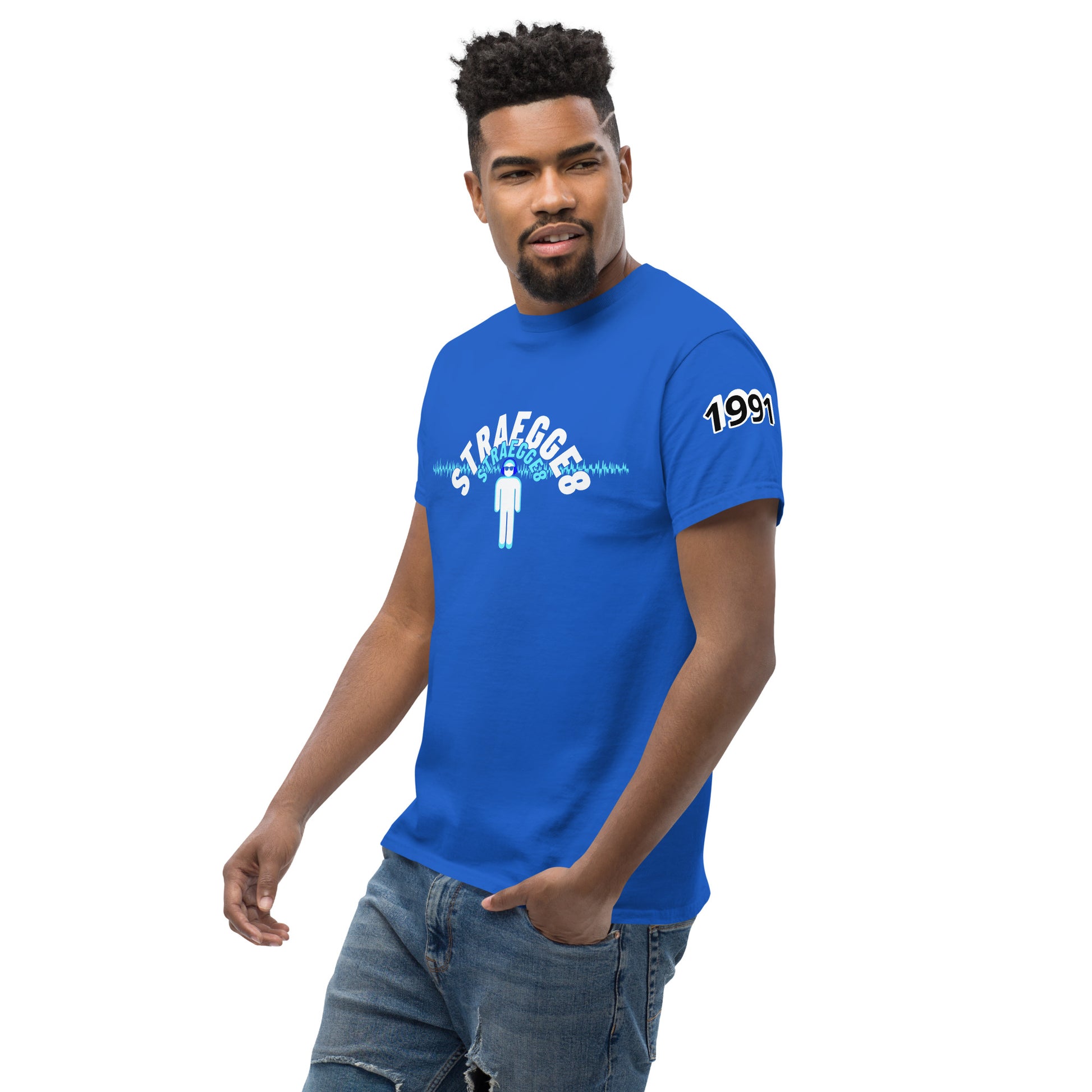 front side Short Sleeve T-Shirt for Men