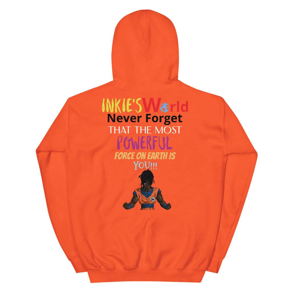 unisex powerful saiyan animated hoodie