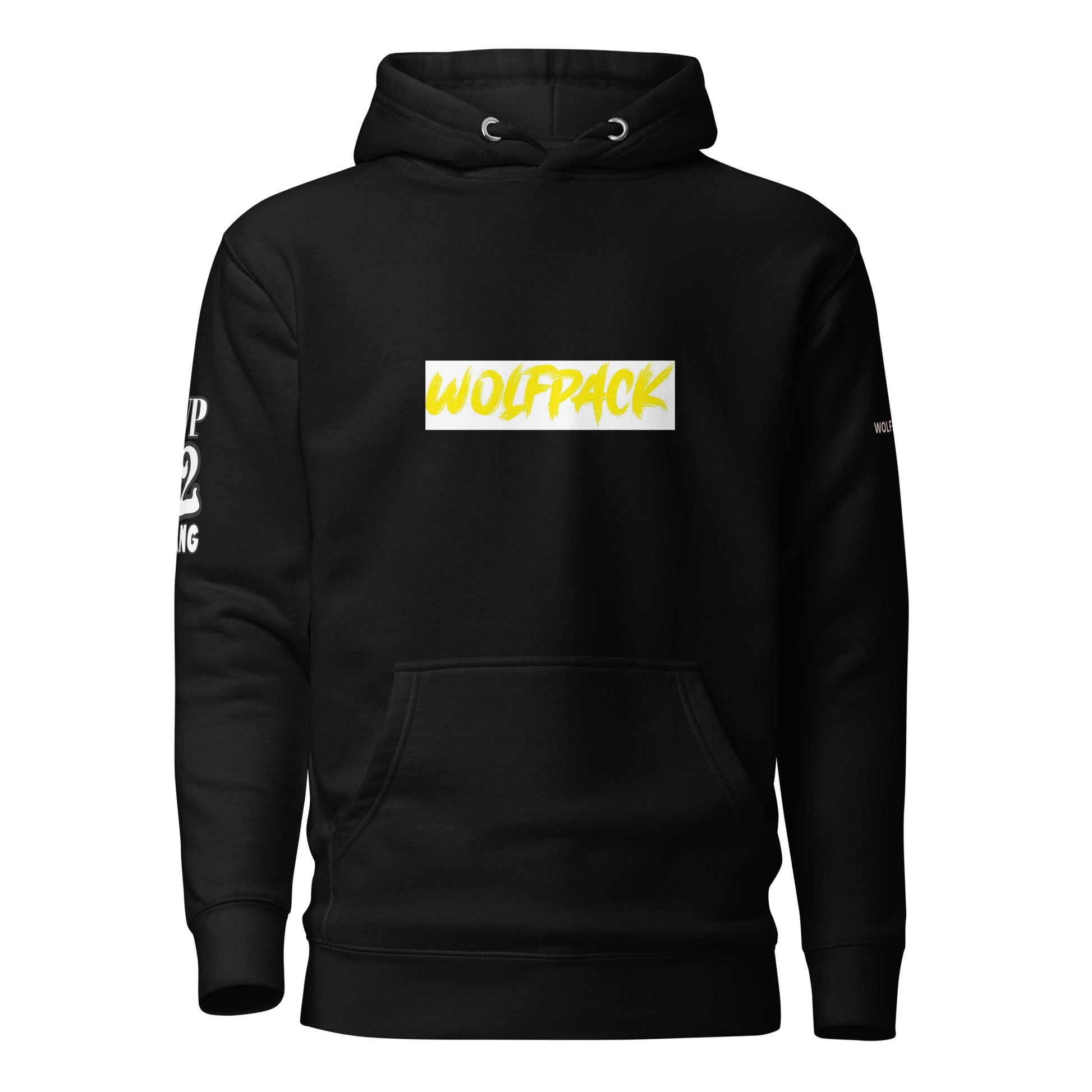 black unisex wolfpack hoodie