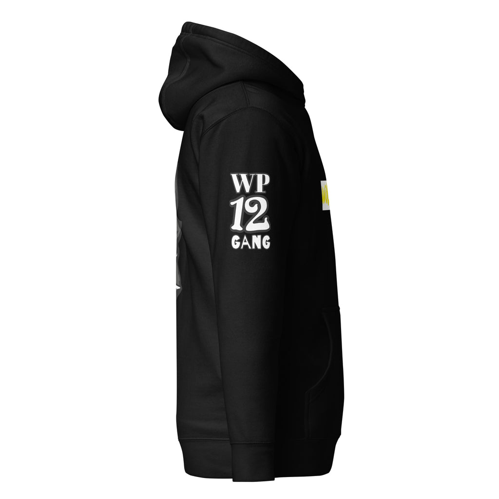 black unisex wolfpack hoodie inkie