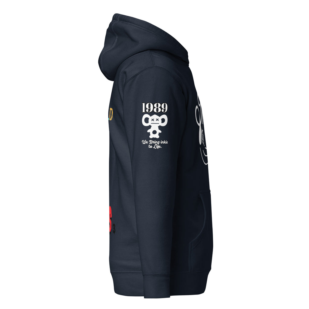 unisex navy hoodie for male and female